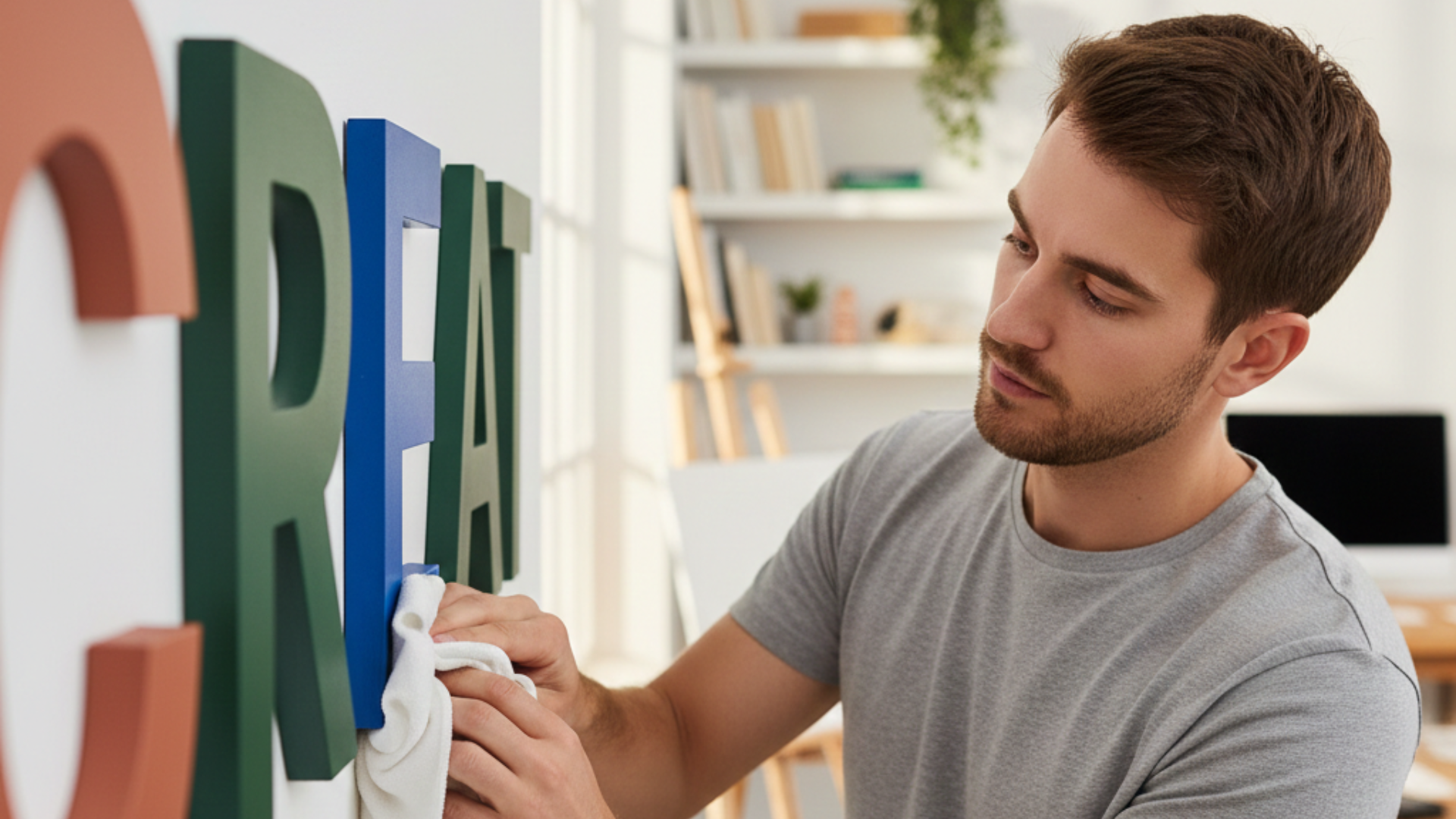 Letras pintadas en MDF: diseño, cuidado y durabilidad