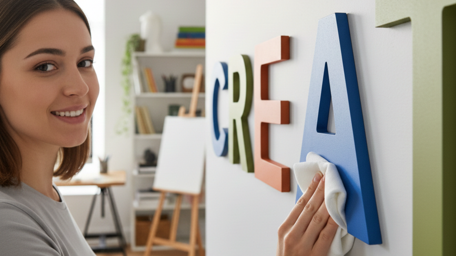 Letras pintadas en MDF: diseño, cuidado y durabilidad