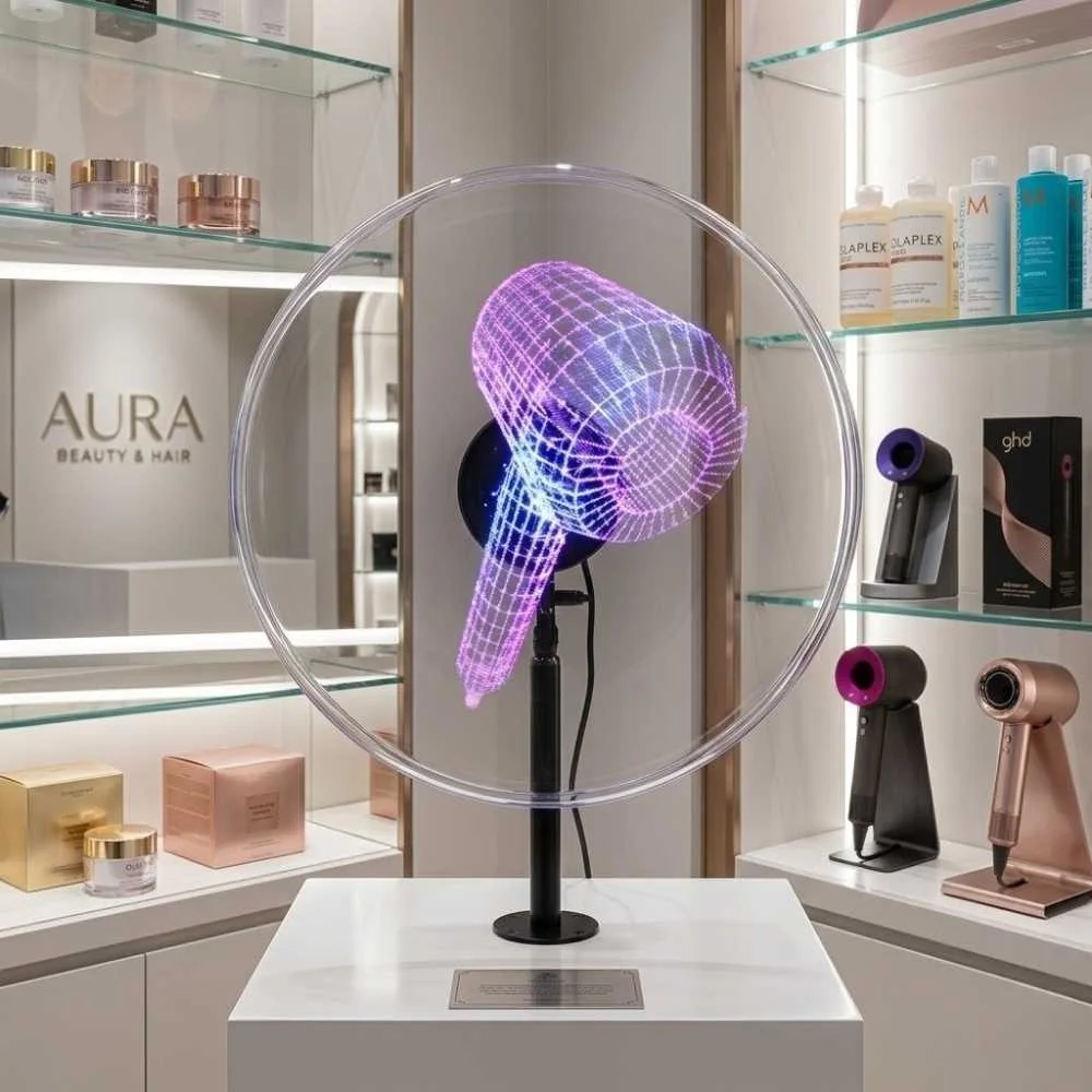 Proyectores Holográficos 3D hologramas 3d para atraer clientes en tiendas